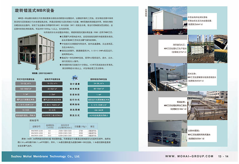 旋转错流式MBR设备